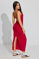 Natalie Low Back Midi Dress