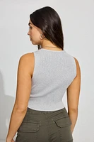 Bare V Neck Vest