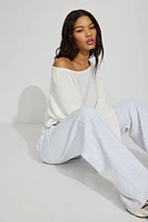 Chandail écourté ample super doux