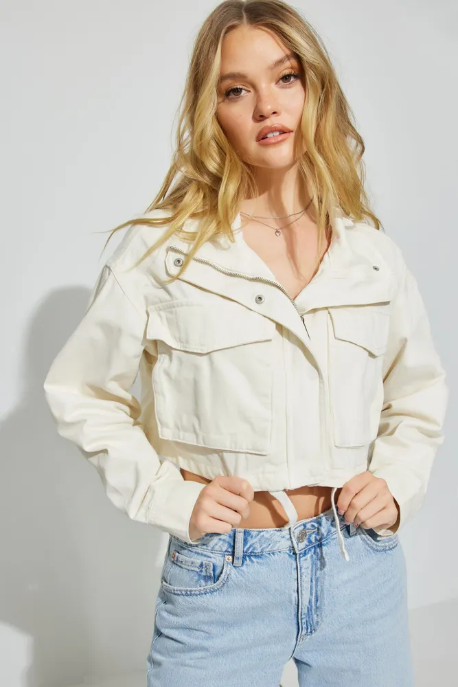 Crop Utility Jacket