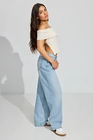 Off Shoulder Open Back Top