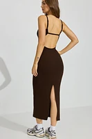 Natalie Low Back Midi Dress