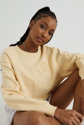 Garage Raw-Edge Cropped Sweatshirt | Coquitlam Centre