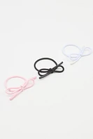 Pack of 6 Bow Hair Elastics