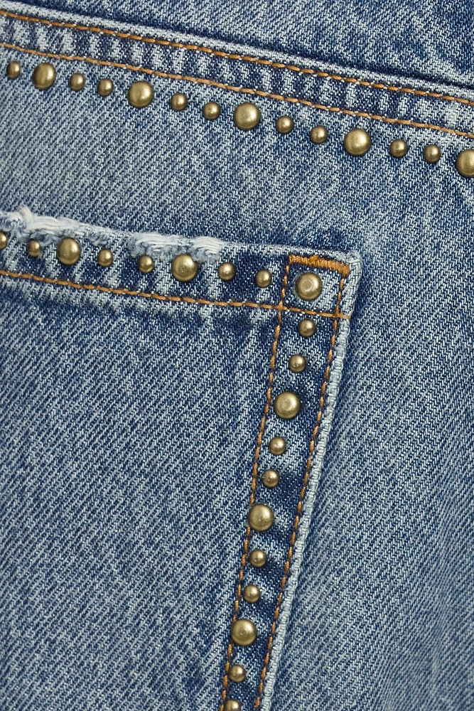 Studded Slouchy Jeans