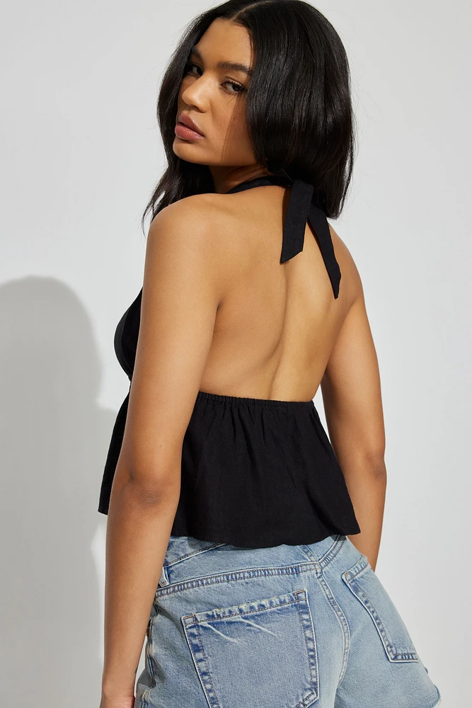 Halter Flyaway Top