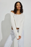 Chandail écourté ample super doux