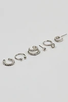 Ensemble de 6 boucles d’oreilles en grappes