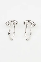 Metal Bow Earrings