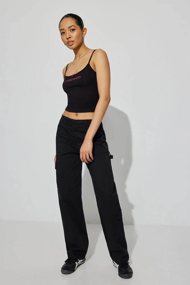 Straight Cargo Carpenter Pant