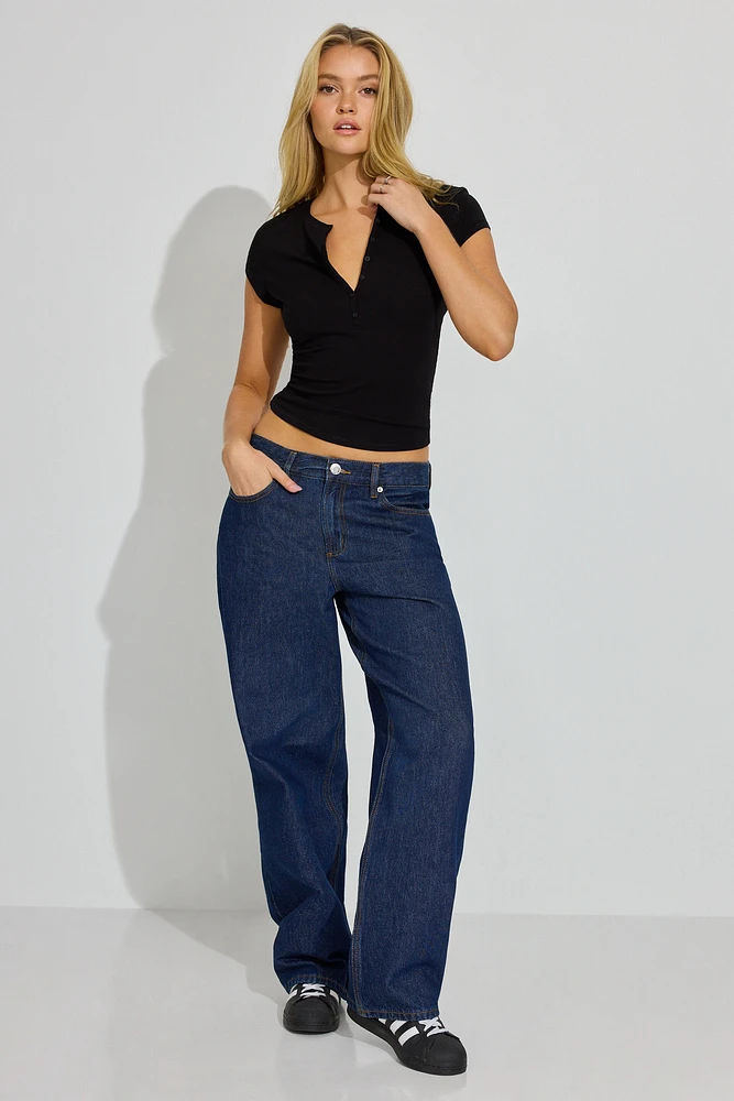 T-shirt henley Estelle