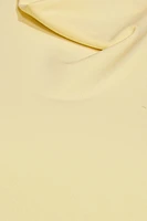 High Neck Cowl Top