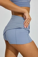 Jupe-short SoftActive à bordures contrastantes