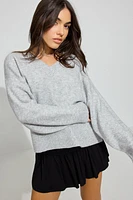 Cozy V Neck Sweater