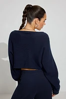 Chandail écourté ample super doux