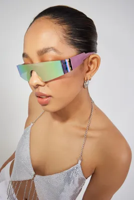 Rimless Futuristic Sunglasses