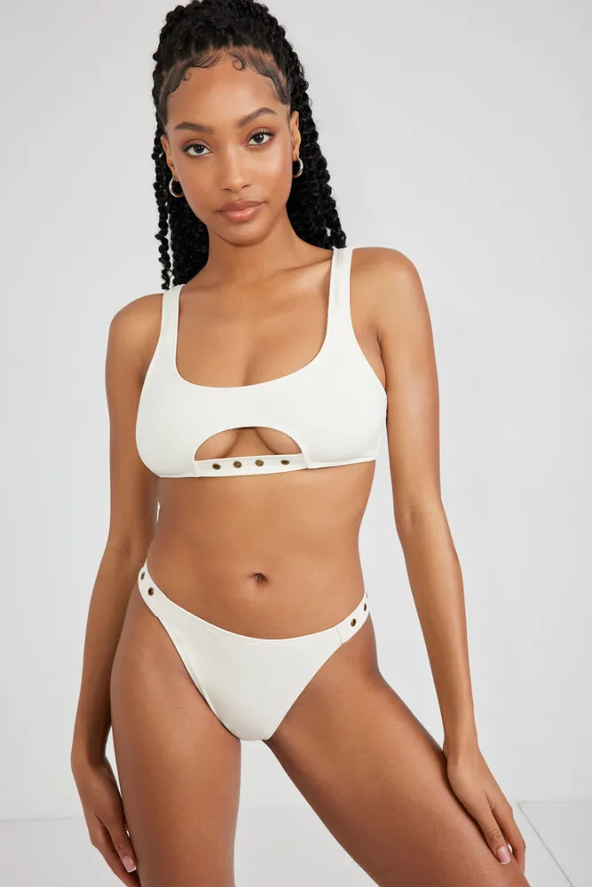 Buckle Bralette Bikini Top