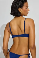 Ruched Bralette Bikini Top