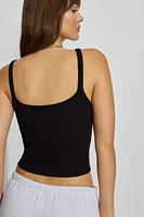 Ribbed Scoop Cami Top