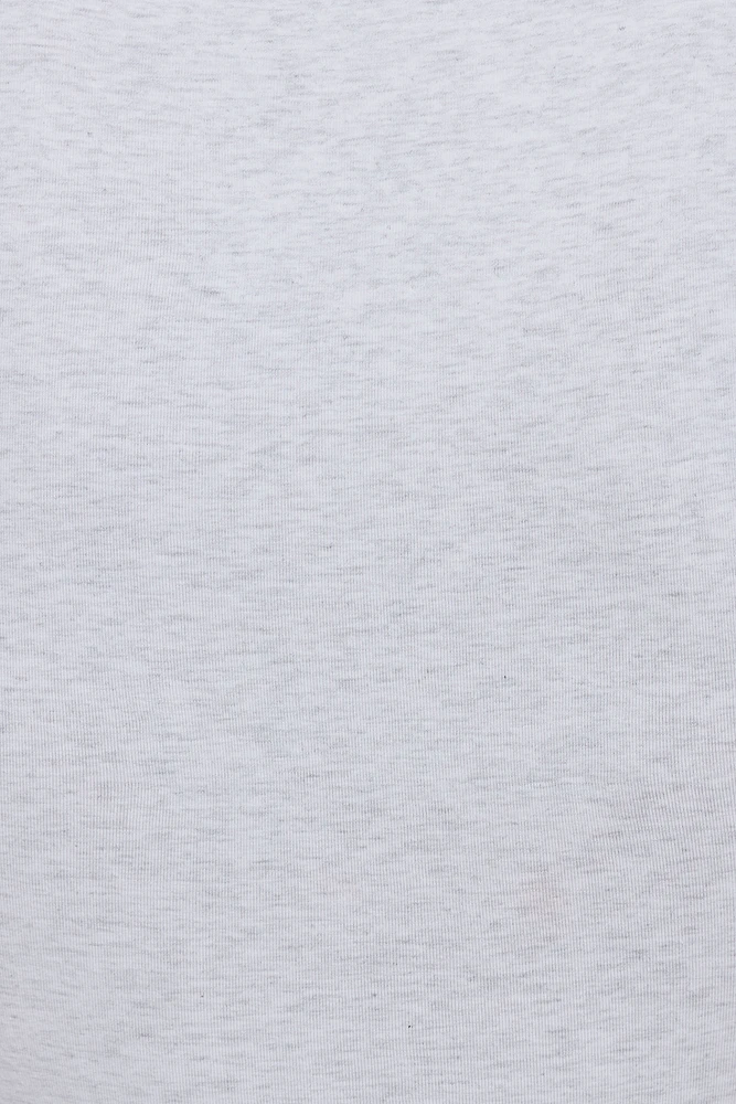 T-shirt à col échancr