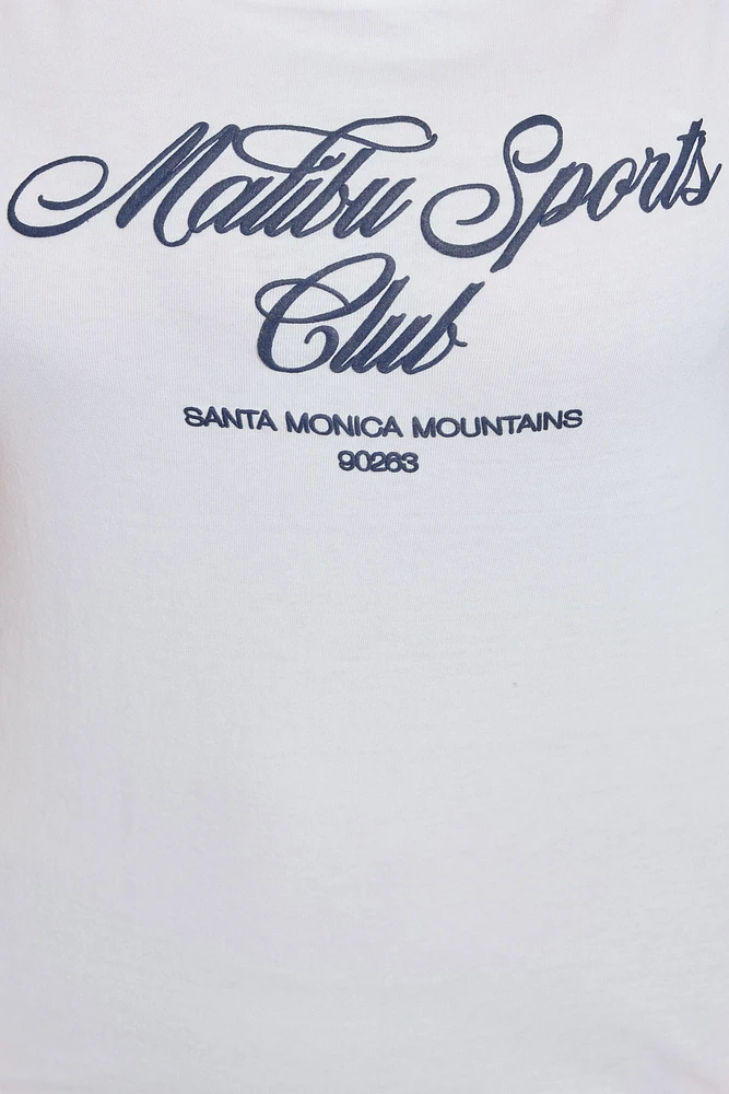 T-shirt à épaules dégagées