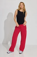 Straight Leg Panel Sweatpants