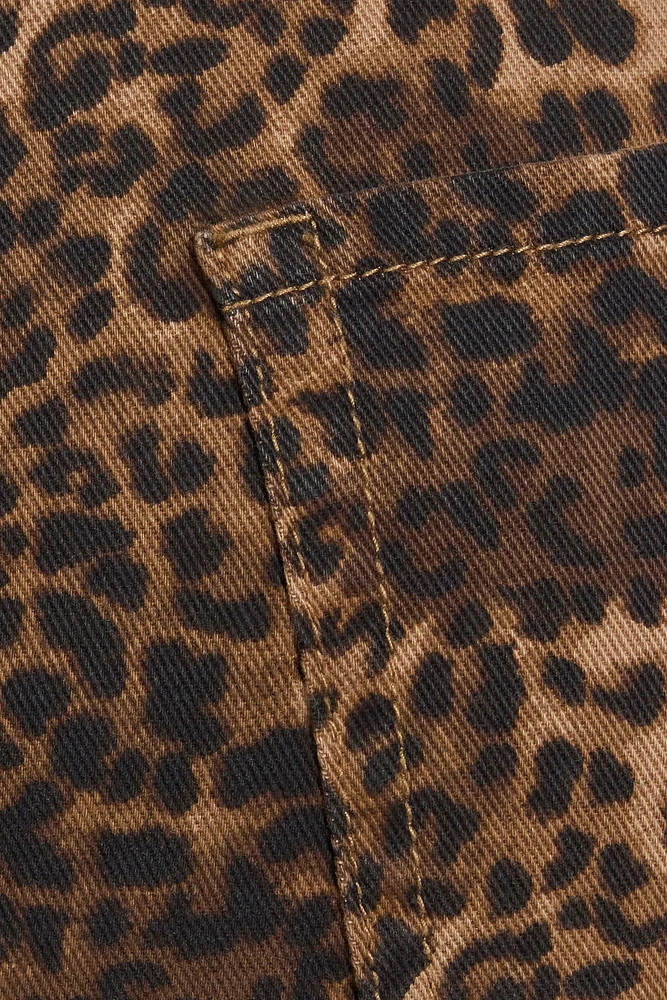 Leopard Mini Skirt