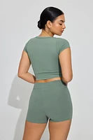 High Rise Booty Short