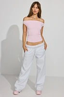 Clean Off Shoulder Top