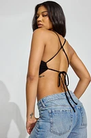 Cowl Strappy Back Top