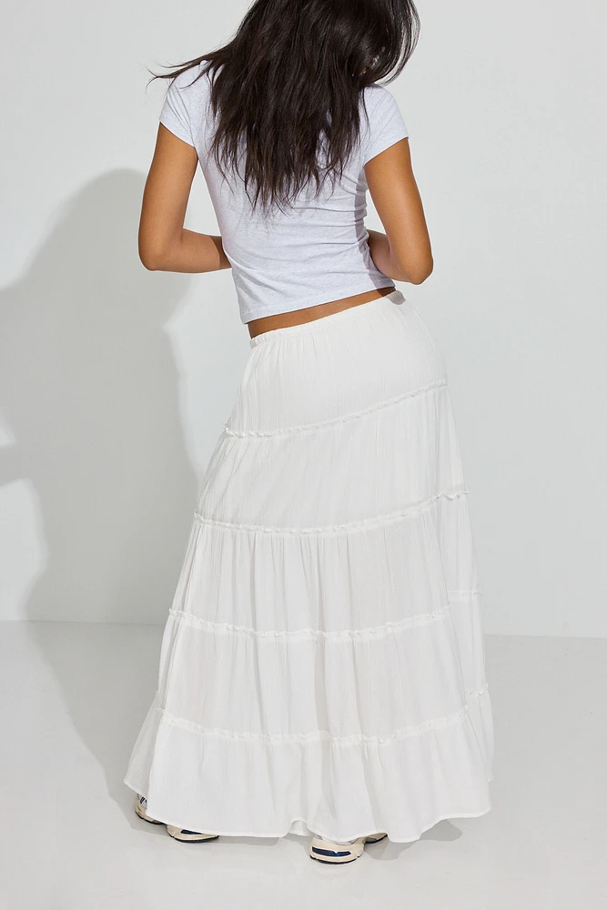 Tiered Maxi Skirt