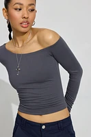 Asymmetric Long Sleeve Top