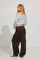Pantalon cargo à jambe ballon Ashton