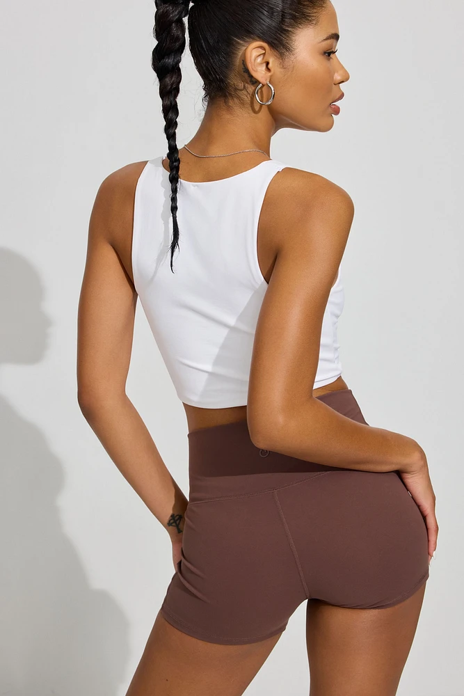 Camisole sans coutures froncée