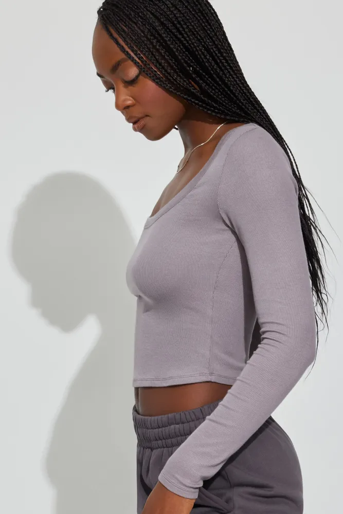 Pamela Long Sleeve Scoop Neck Top