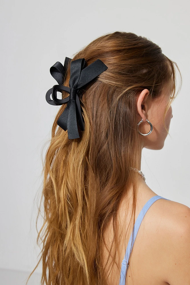 Bow Matte Banana Clip