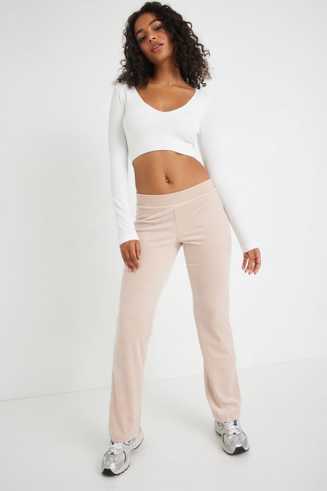 JUICY COUTURE OG Pantalon sport en velours orné de pierreries