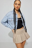 Jupe-short plissée Lexi
