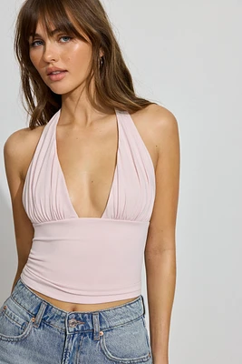 Pixie Plunge Halter Top