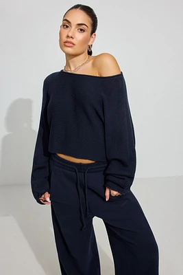 Supersoft Loose Crop Sweater