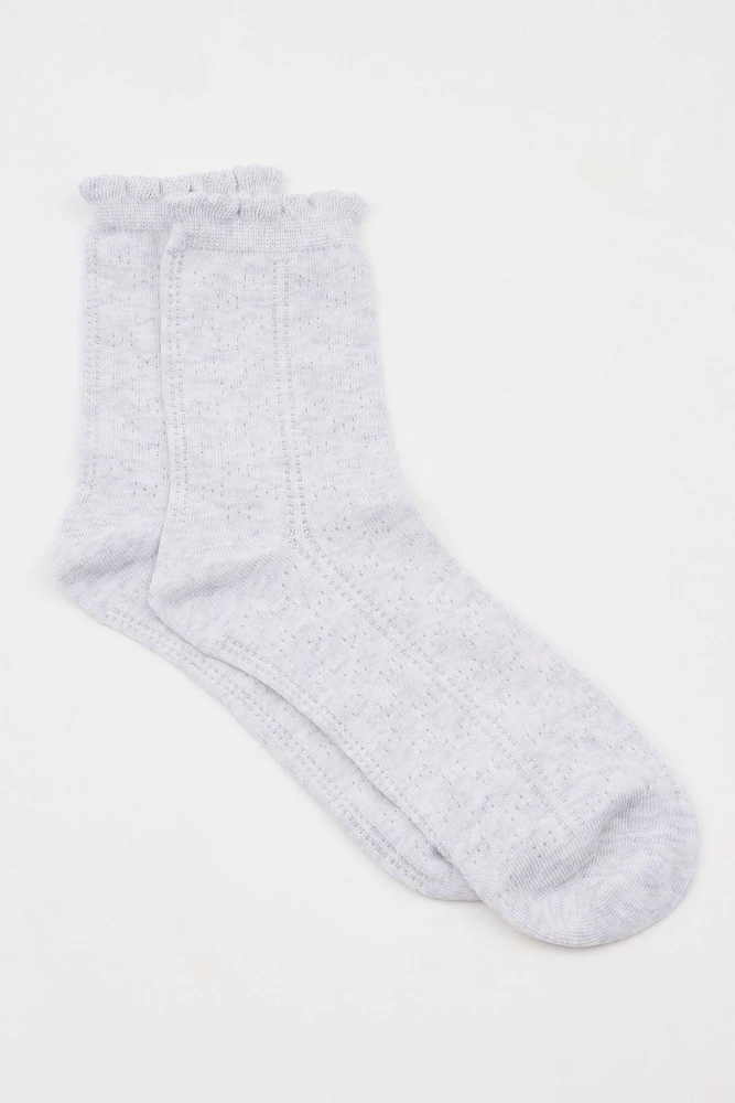 Pointelle Socks