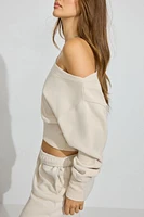 UltraFleece Off Shoulder Sweater