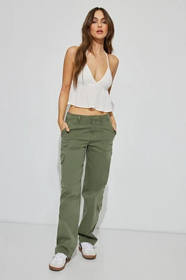 Straight Cargo Carpenter Pant