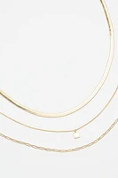 Set of 3 Classic Chain Necklace