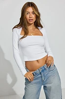 Vanessa Square Neck Top