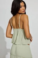 Camisole bimatière