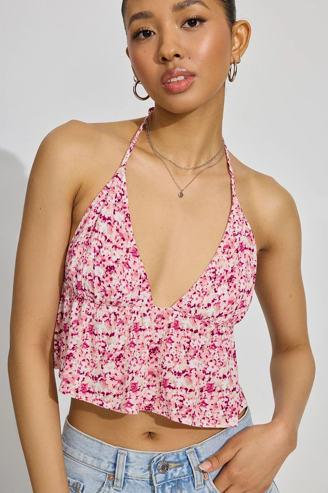 Madison Apron Back Halter Top