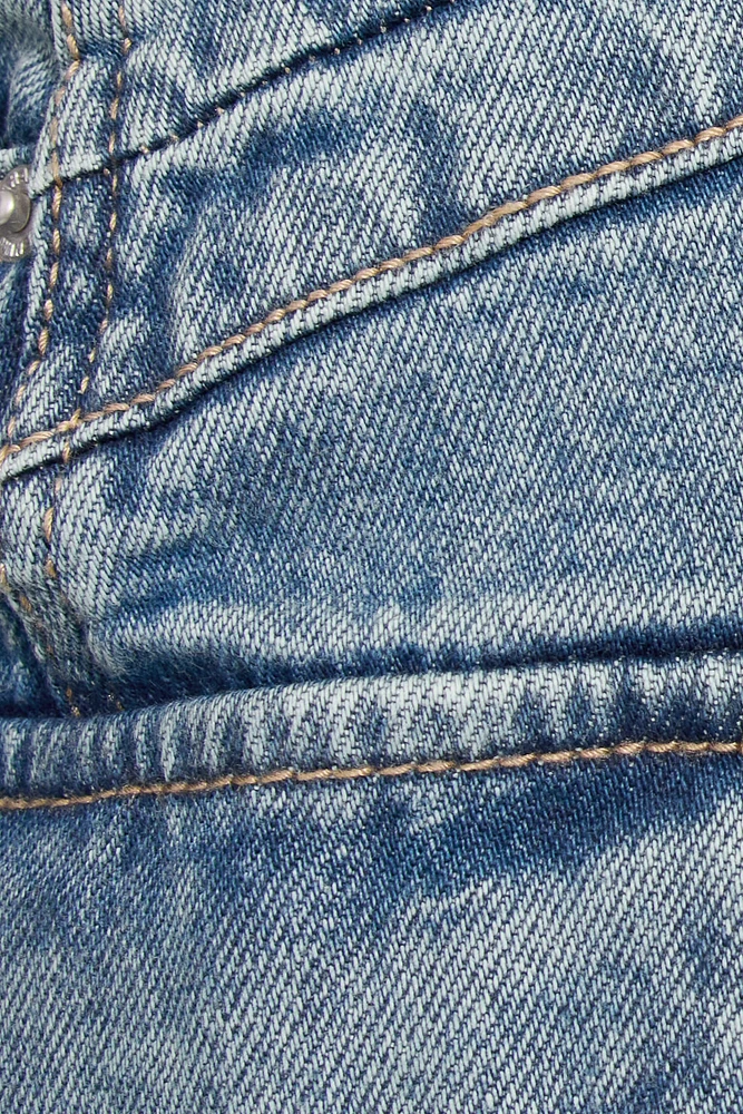 Denim Cargo Skort