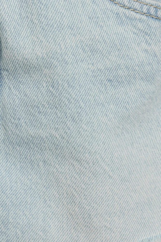 Jupe-short en denim A coupe