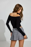 Off Shoulder Long Sleeve Top